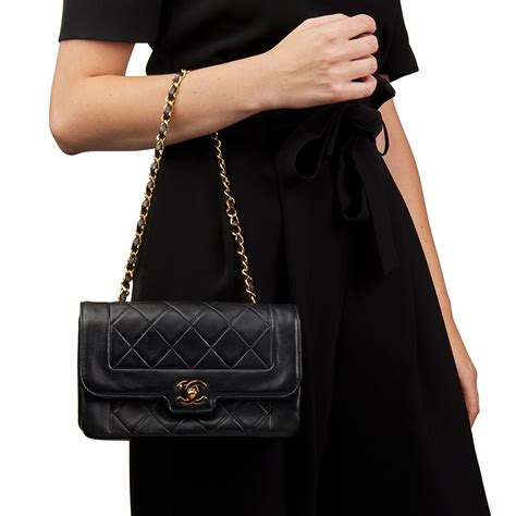 chanel small diana flap bag|chanel small flap bag measurements.